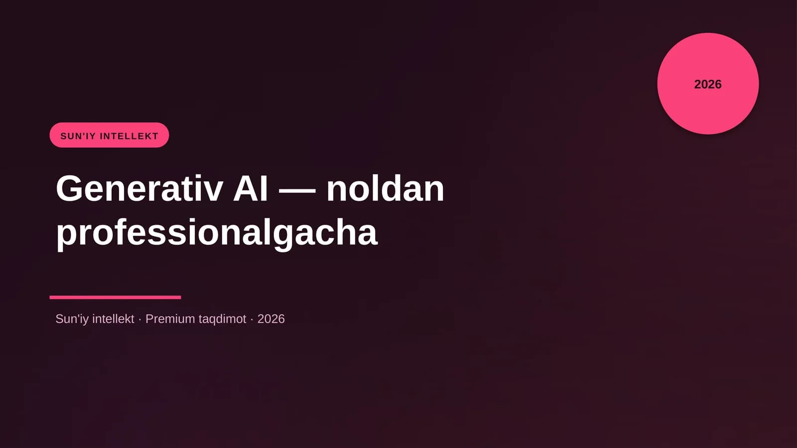 Generativ AI — noldan professionalgacha