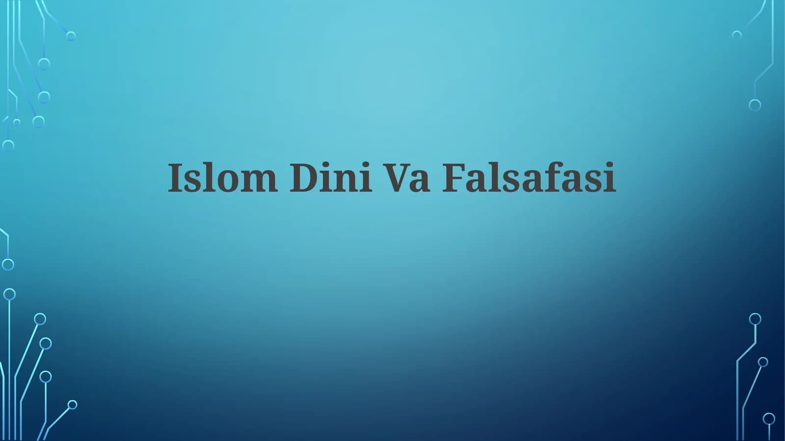 IslomDiniVaFalsafasi