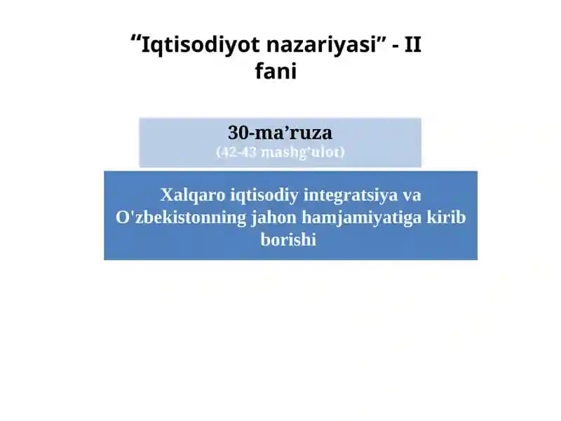 Iqtisodiyot nazariyasi