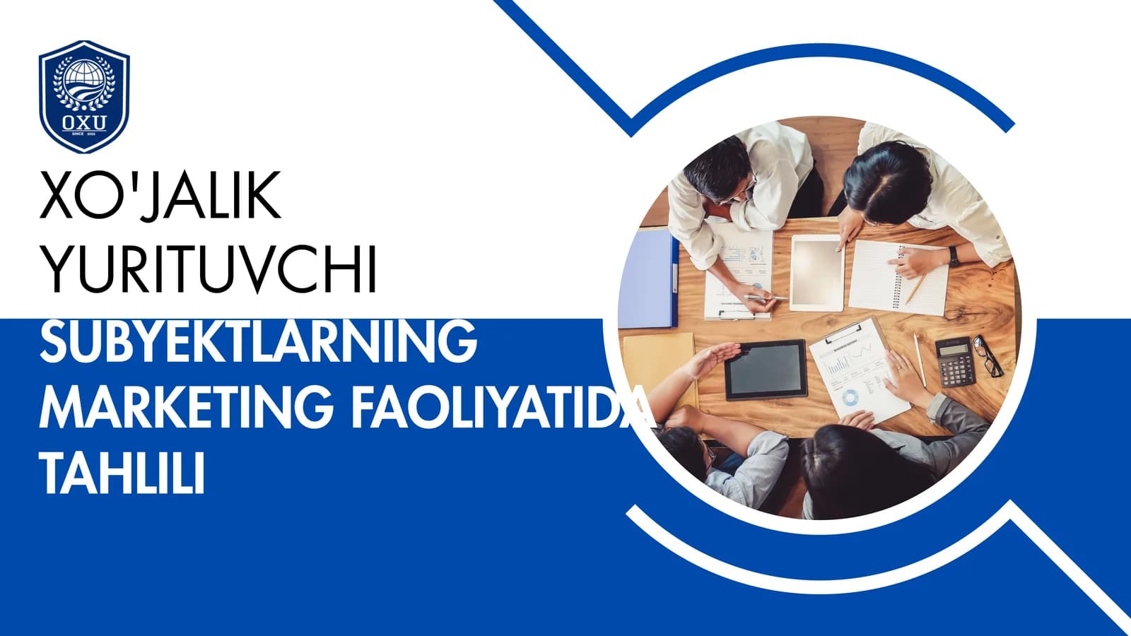 XO'JALIK YURITUVCHI SUBYEKTLARNING MARKETING FAOLIYATIDA TAHLILI