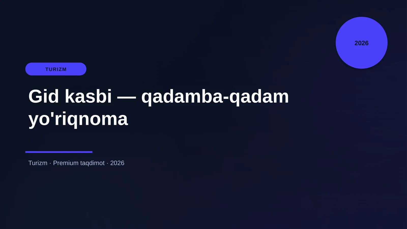 Gid kasbi — qadamba-qadam yo'riqnoma