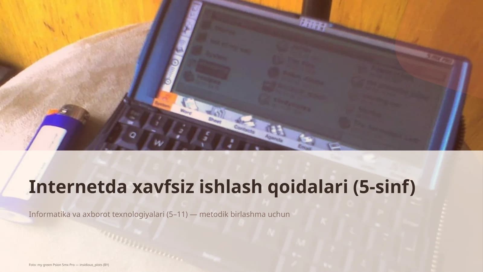 Internetda xavfsiz ishlash qoidalari (5-sinf)