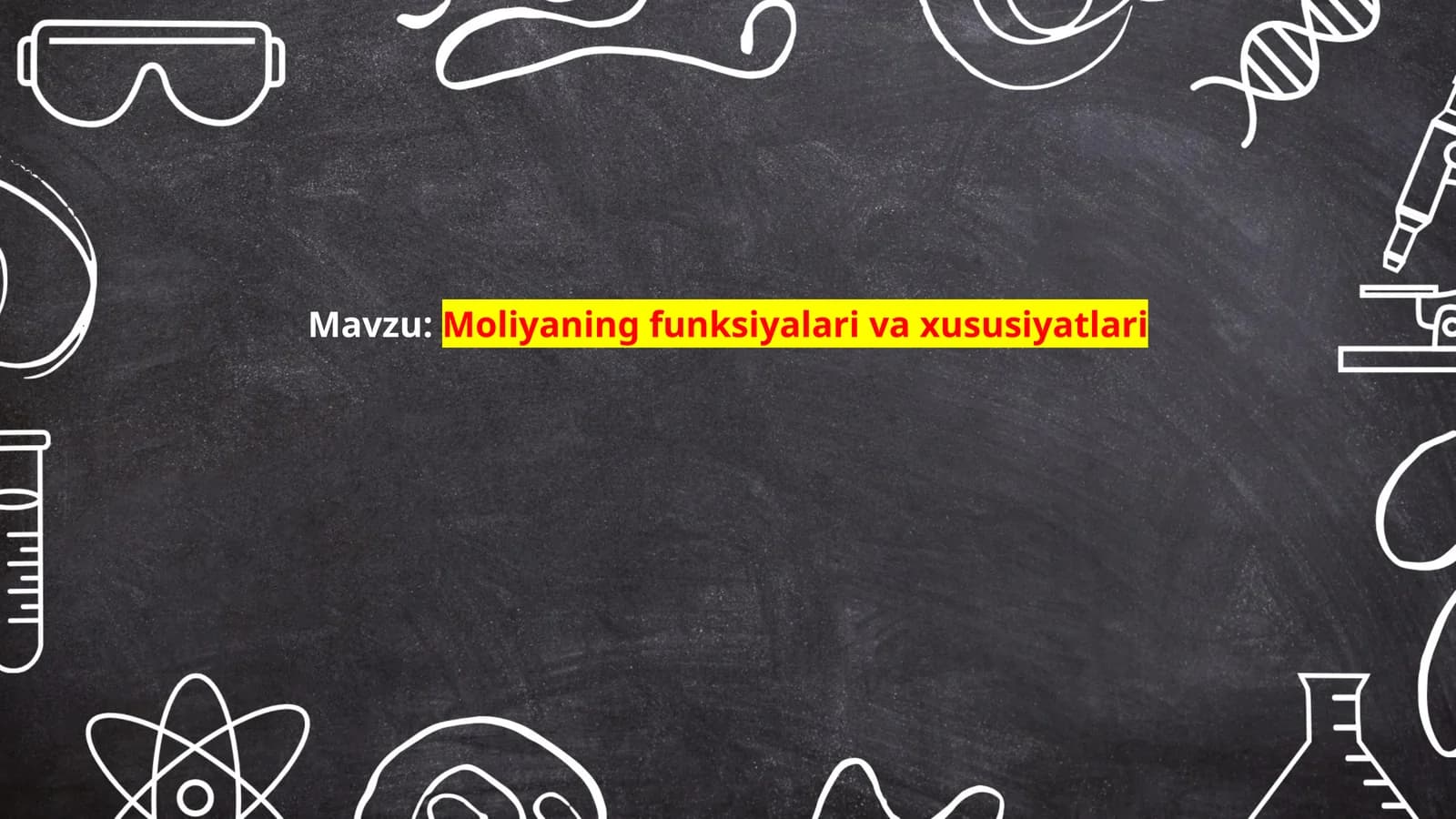 Moliyaning funksiyalari va xususiyatlari