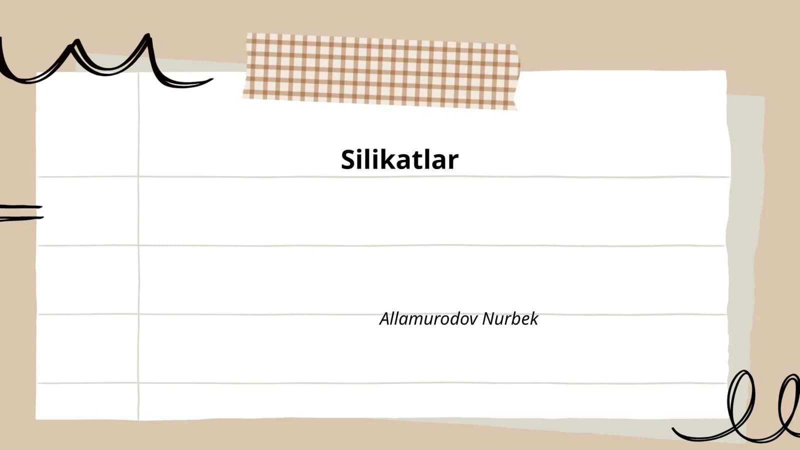 Silikatlar