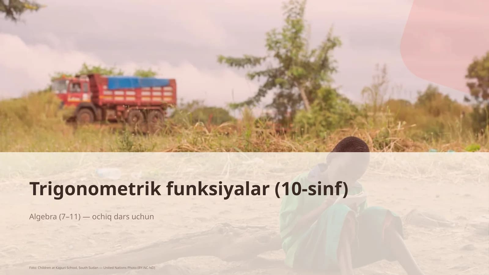 Trigonometrik funksiyalar (10-sinf)