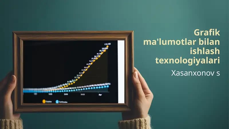 Grafik ma'lumotlar bilan ishlash texnologiyalari
