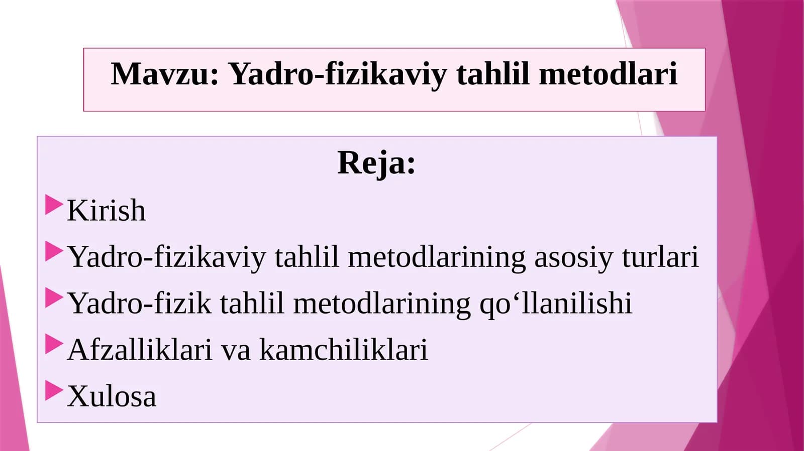 Yadro-fizikaviytahlilmetodlari