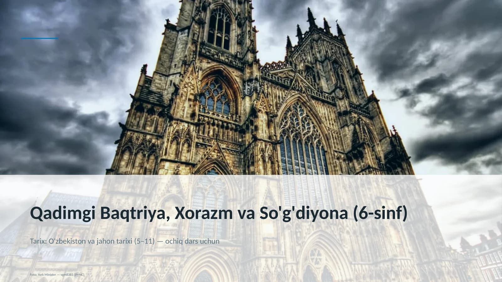 Qadimgi Baqtriya, Xorazm va So'g'diyona (6-sinf)