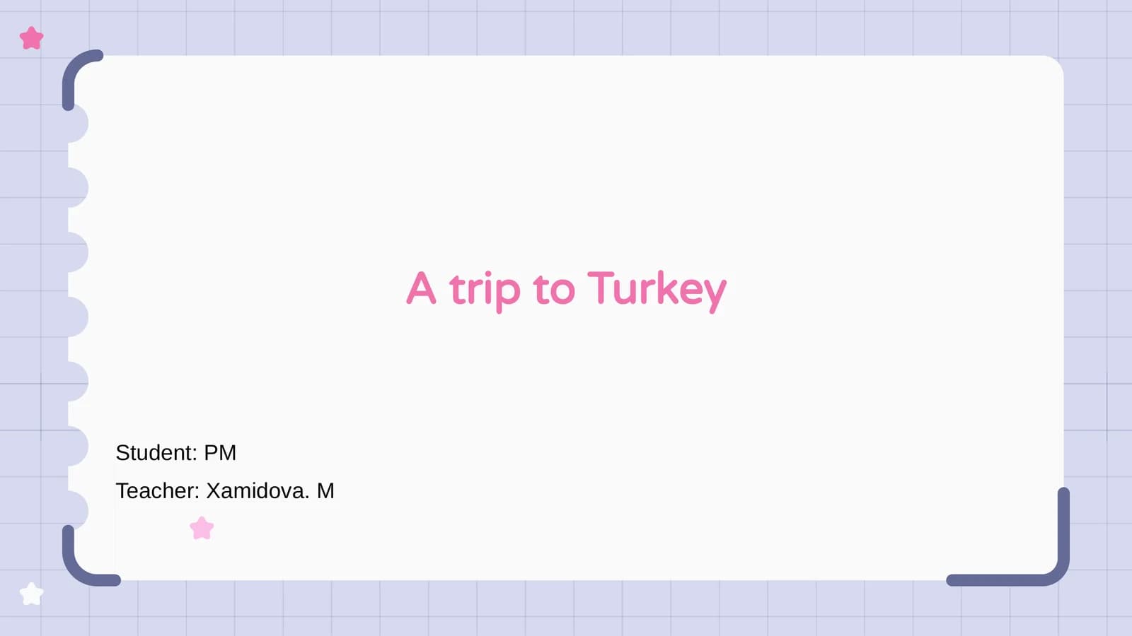 A trip to Turkey