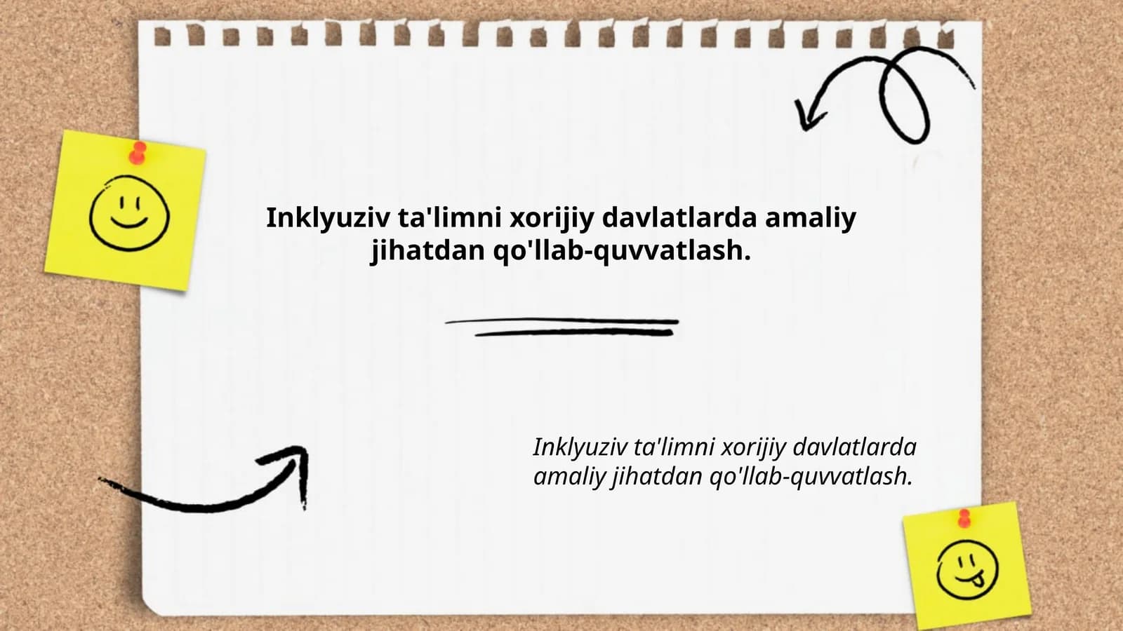 Inklyuziv ta'limni xorijiy davlatlarda amaliy jihatdan qo'llab-quvvatlash