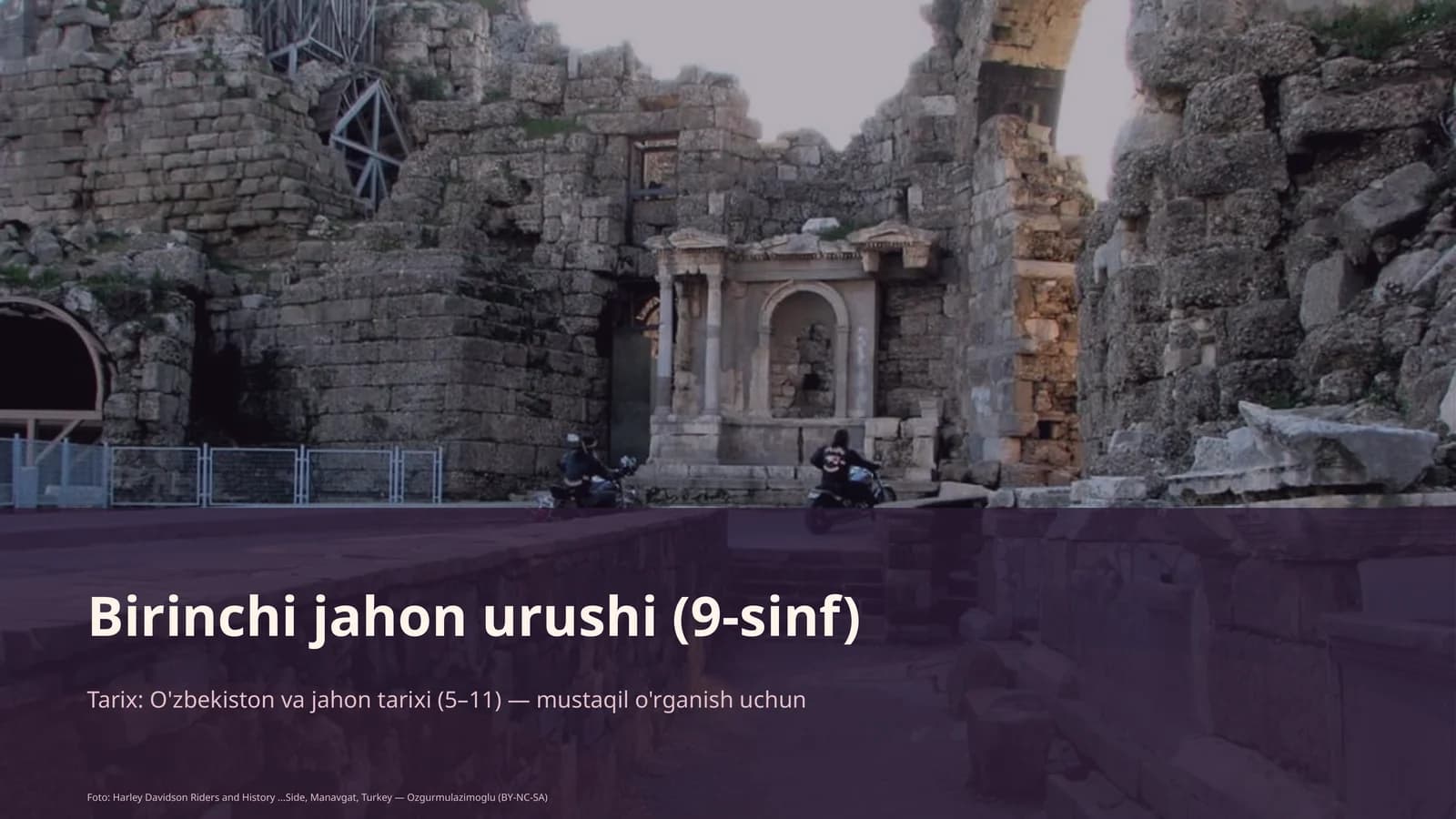 Birinchi jahon urushi (9-sinf)