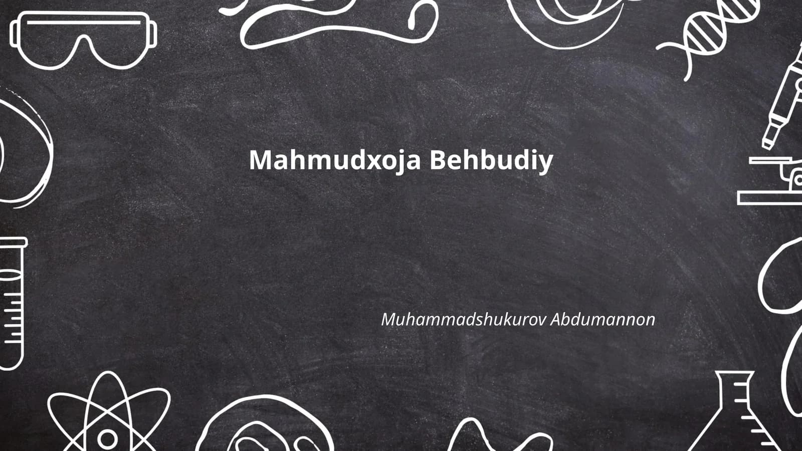 Mahmudxoja Behbudiy