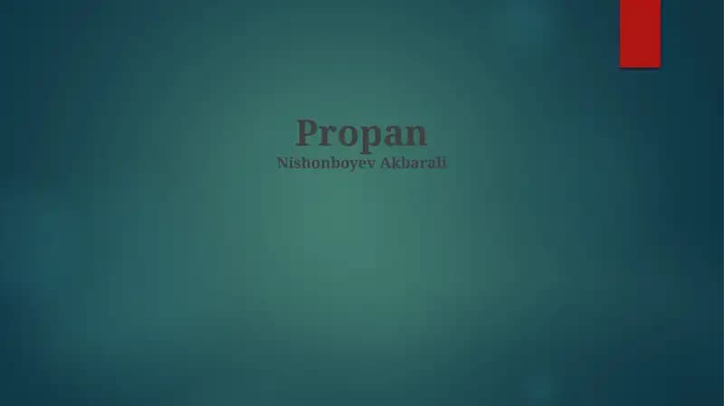 Propan