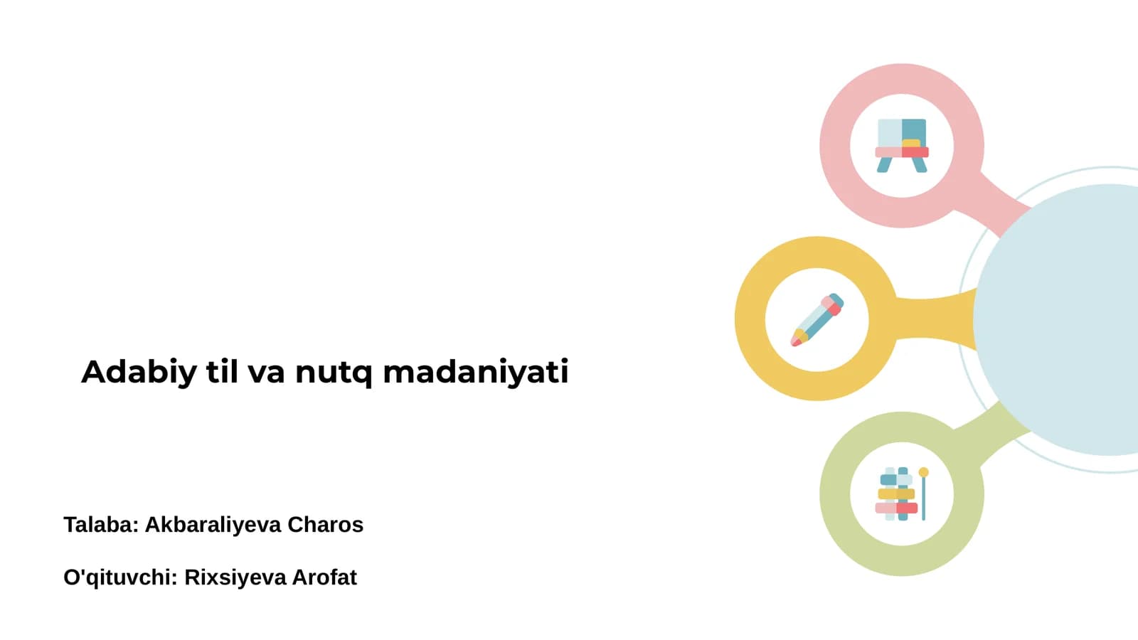 Adabiy til va nutq madaniyati