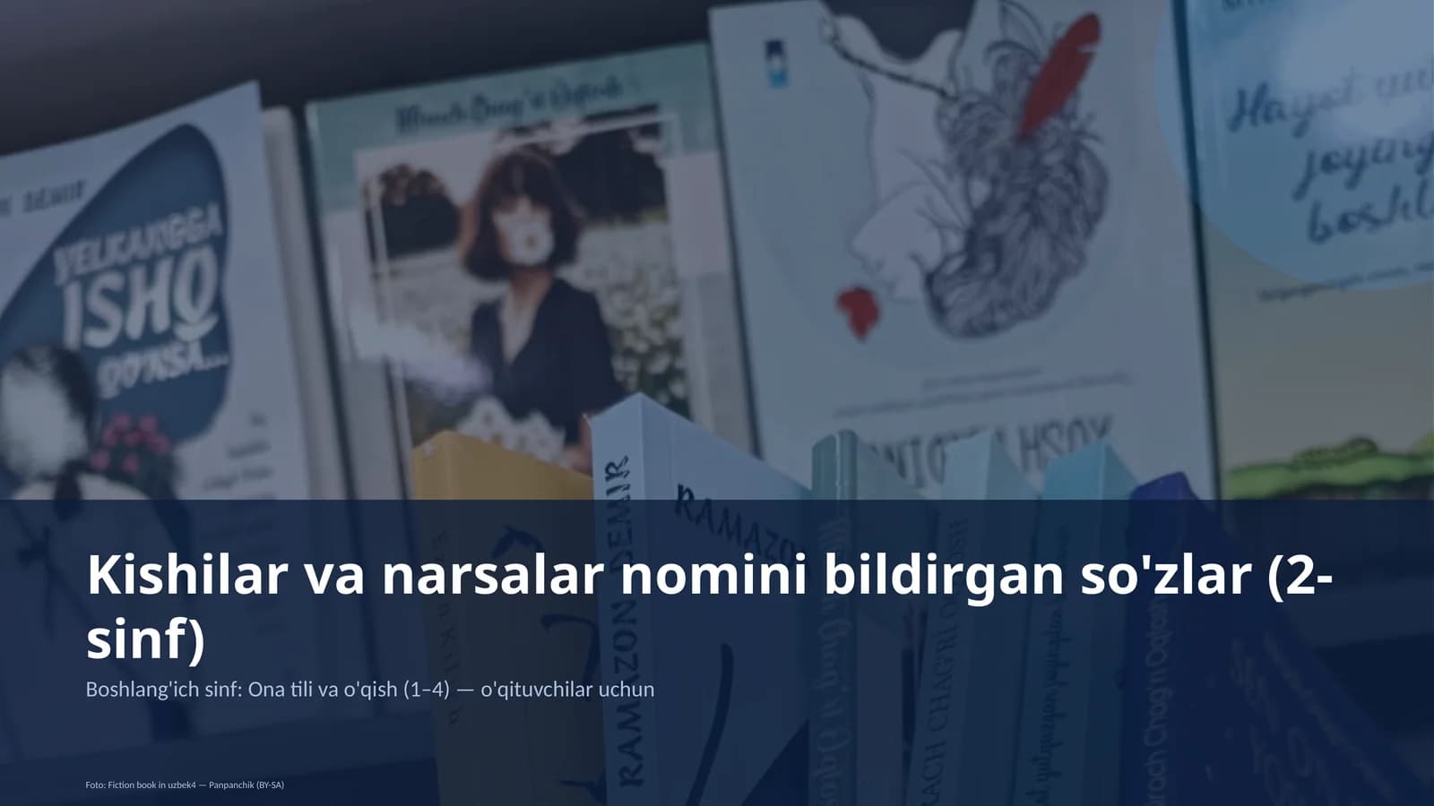Kishilar va narsalar nomini bildirgan so'zlar (2-sinf)