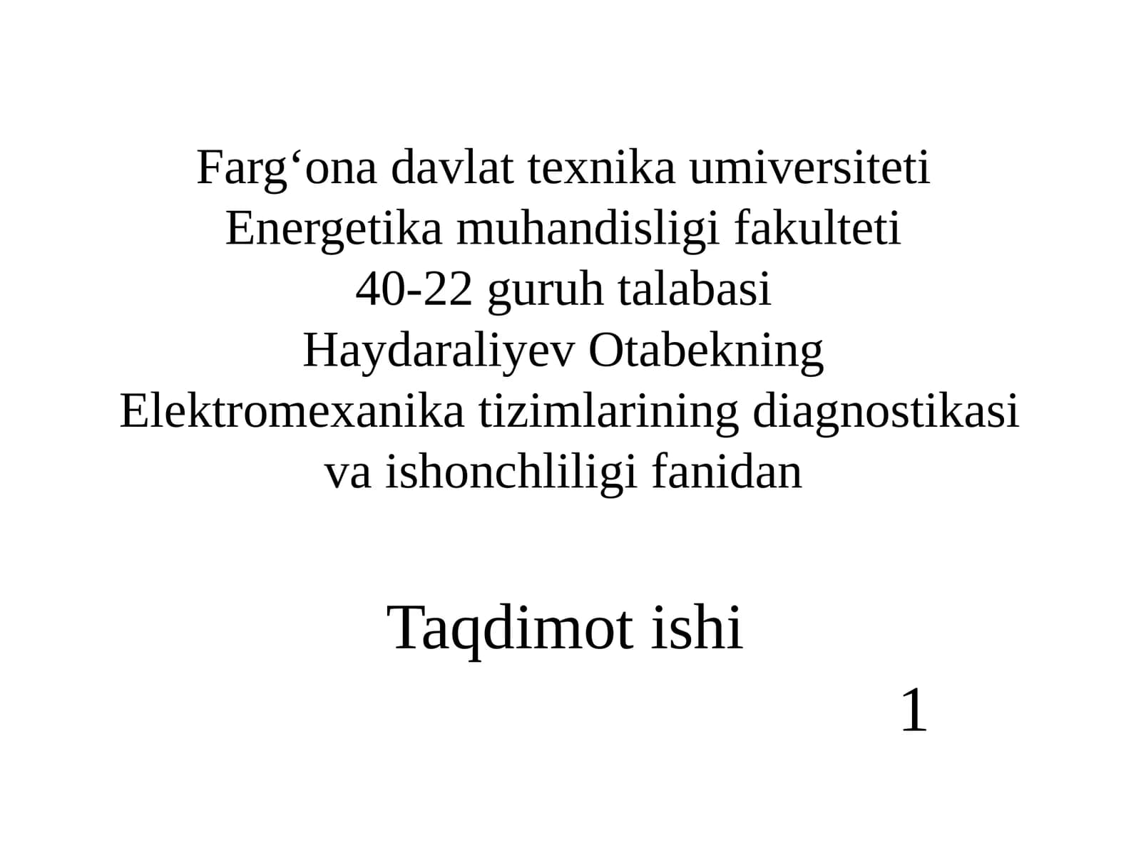 Passiv va aktiv diagnostika usullarining qiyosiy tahlili