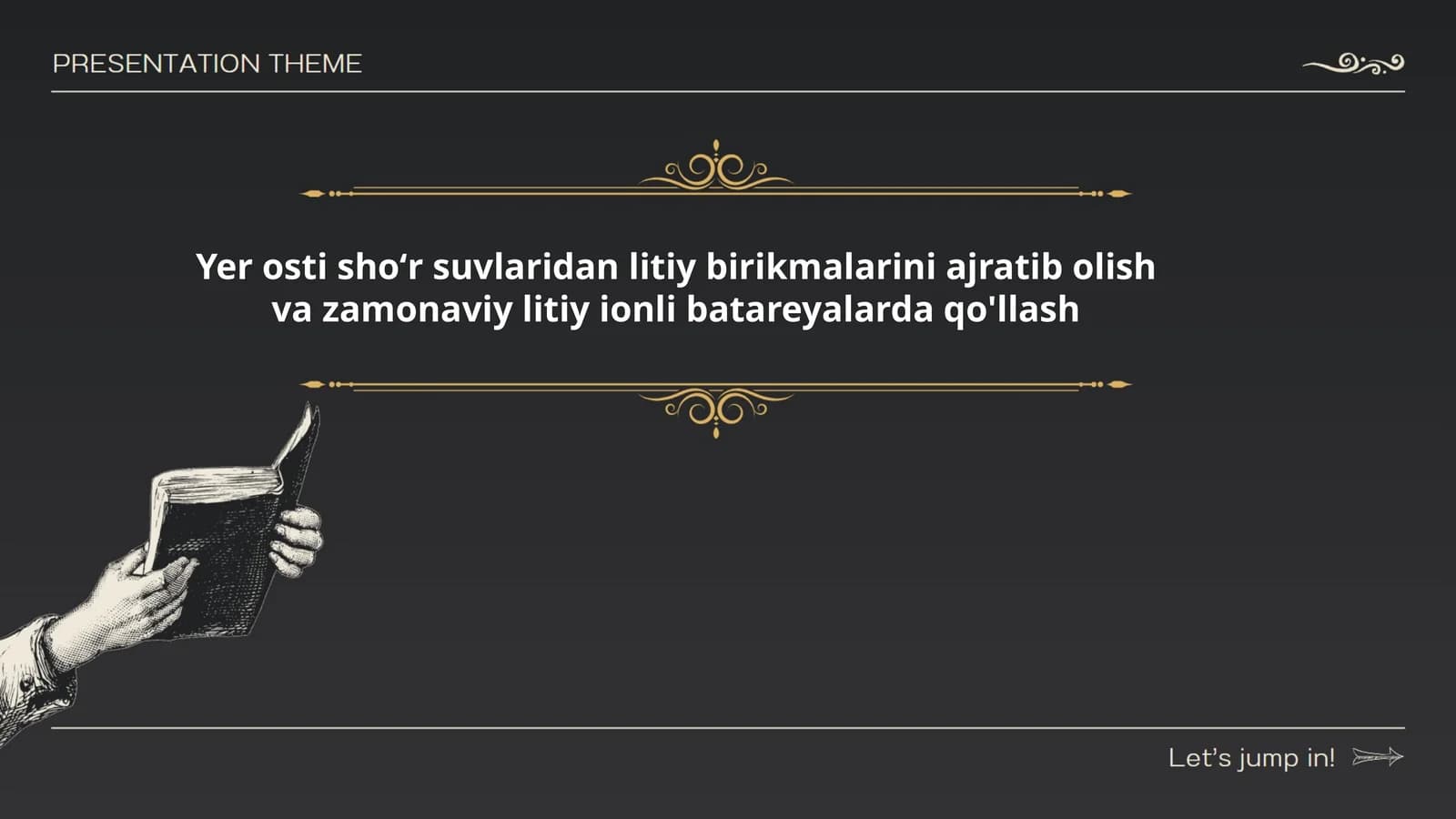 Membranali elektrodializ yordamida litiyni ajratish texnologiyalari