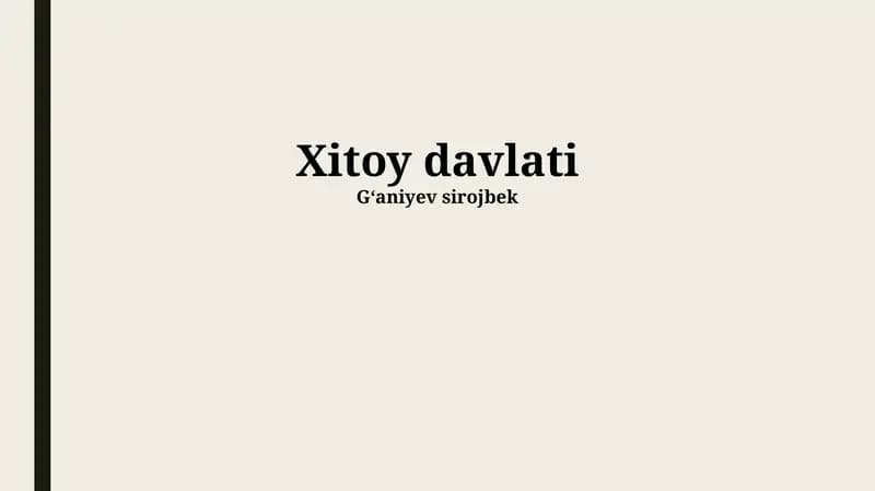 Xitoy davlati
