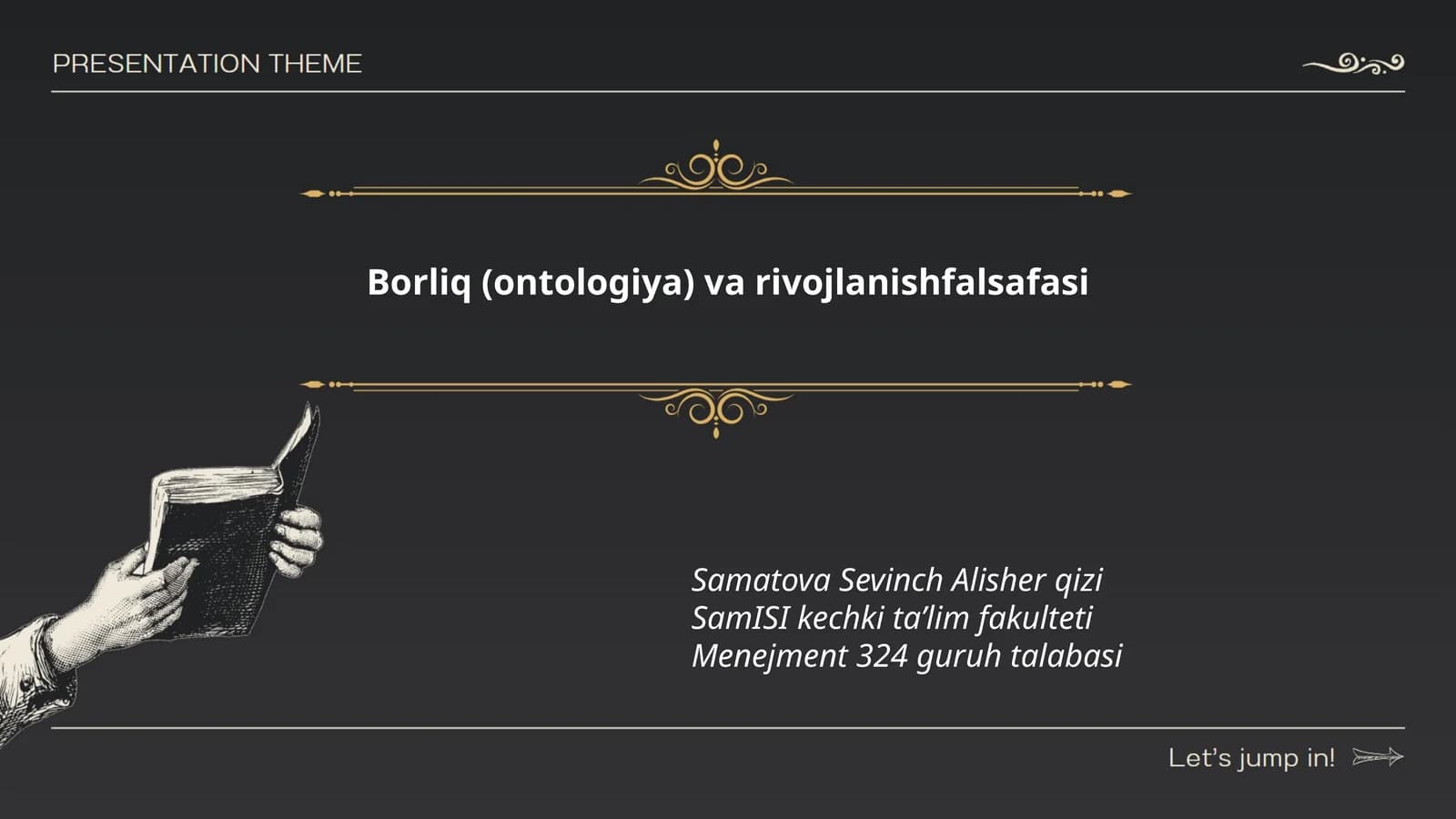 Borliq (ontologiya) va rivojlanishfalsafasi