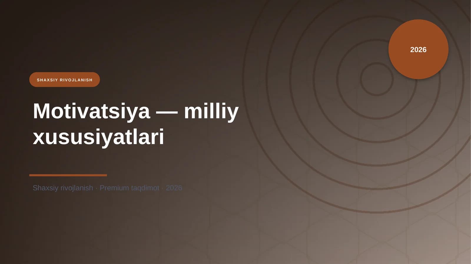 Motivatsiya — milliy xususiyatlari
