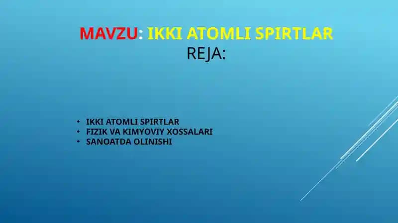 Ikkiatomlispirtlar
