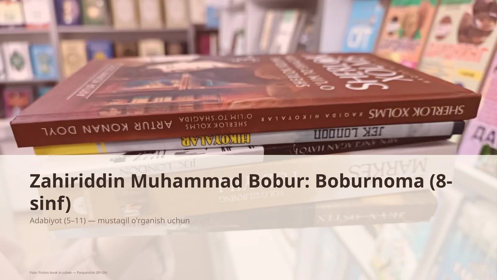 Zahiriddin Muhammad Bobur: Boburnoma (8-sinf)