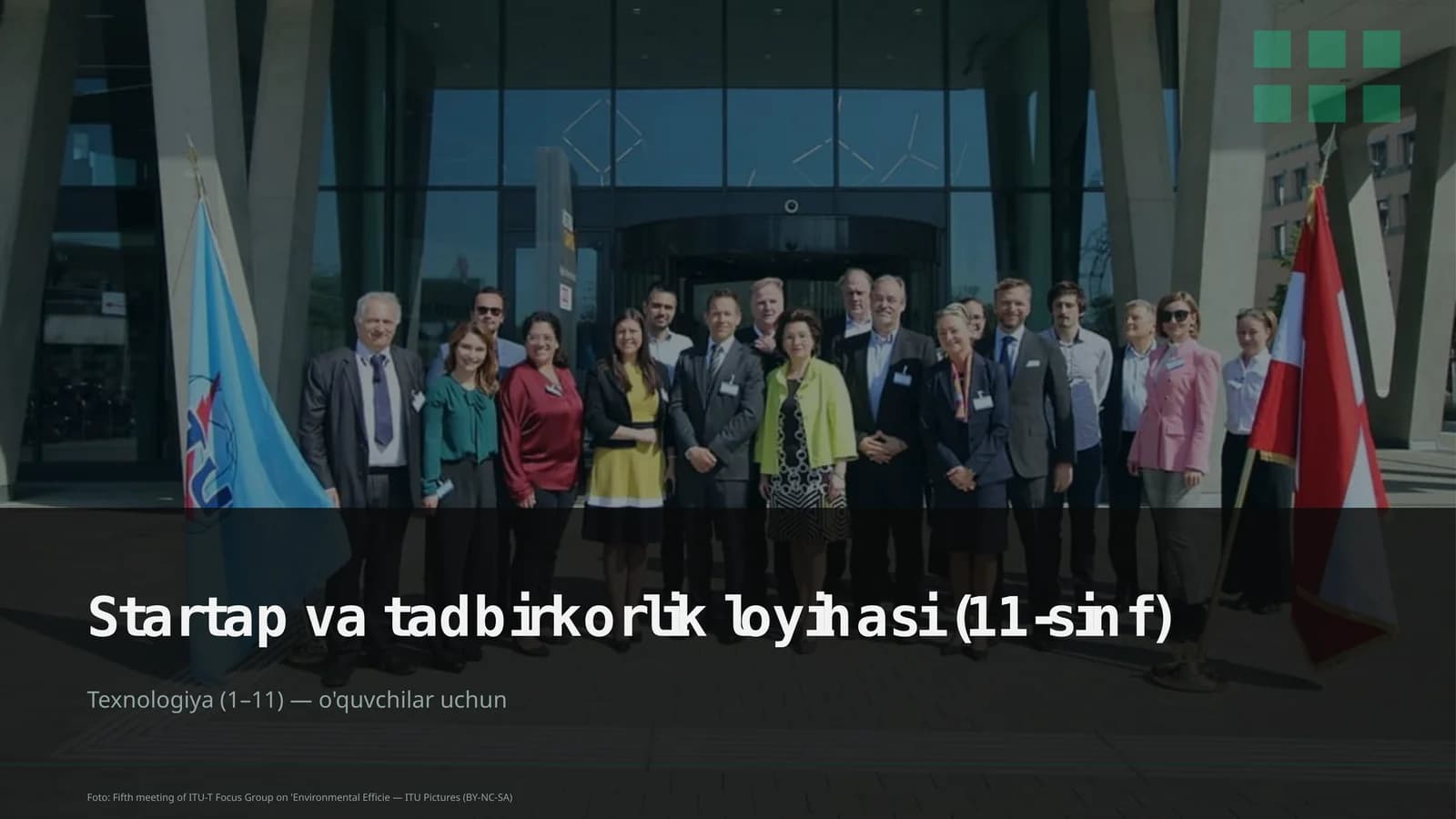 Startap va tadbirkorlik loyihasi (11-sinf)