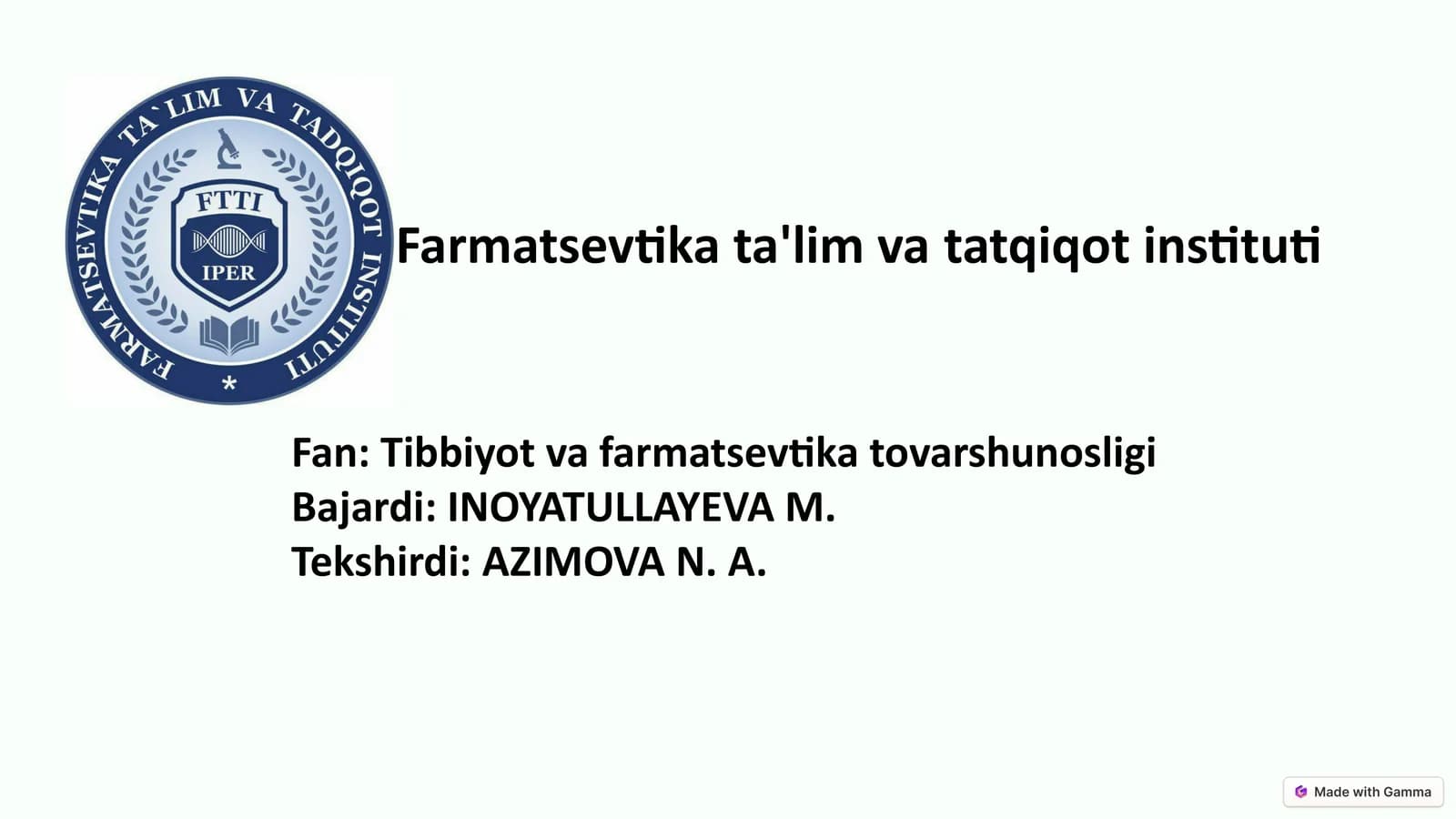 Assortiment tushunchasi va uning tasniflanishi