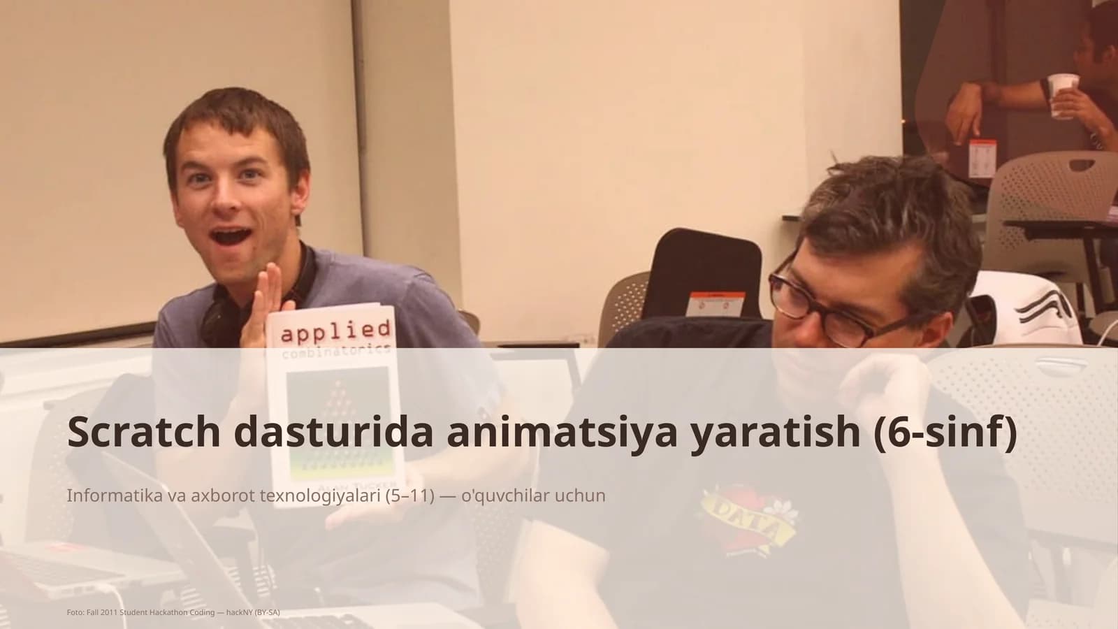 Scratch dasturida animatsiya yaratish (6-sinf)