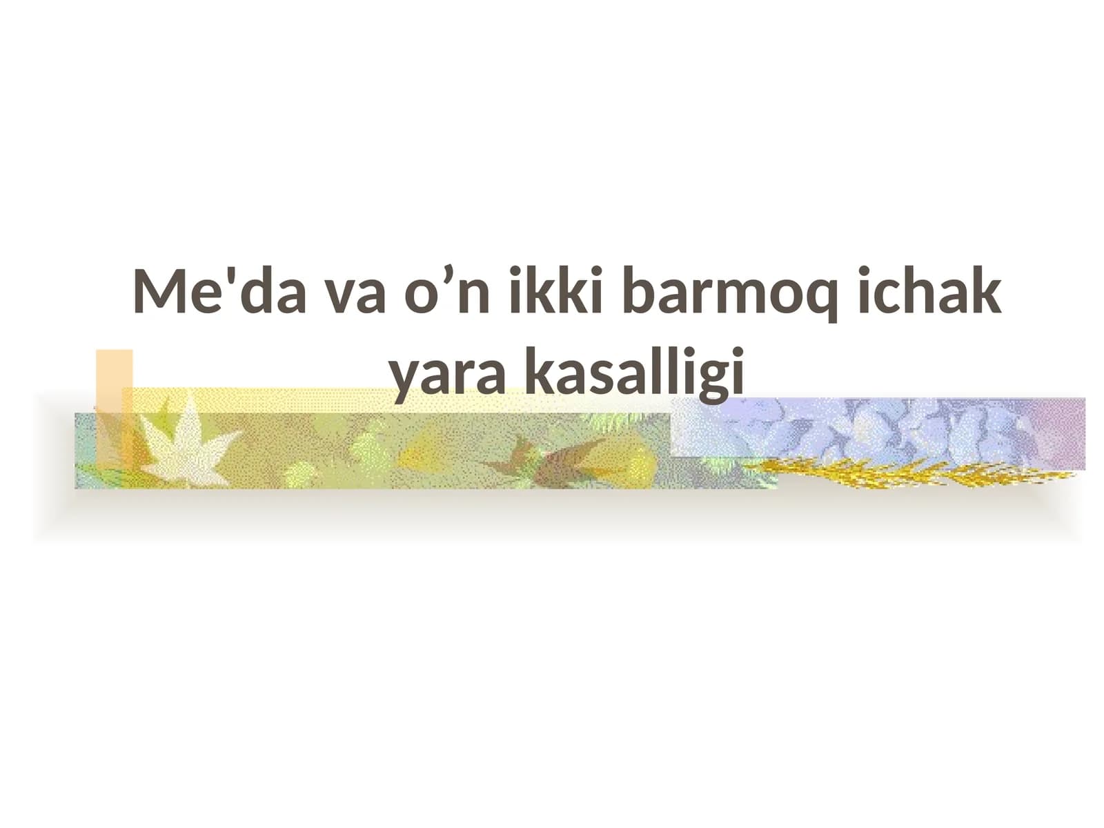 Me'davao’nikkibarmoqichakyarakasalligi