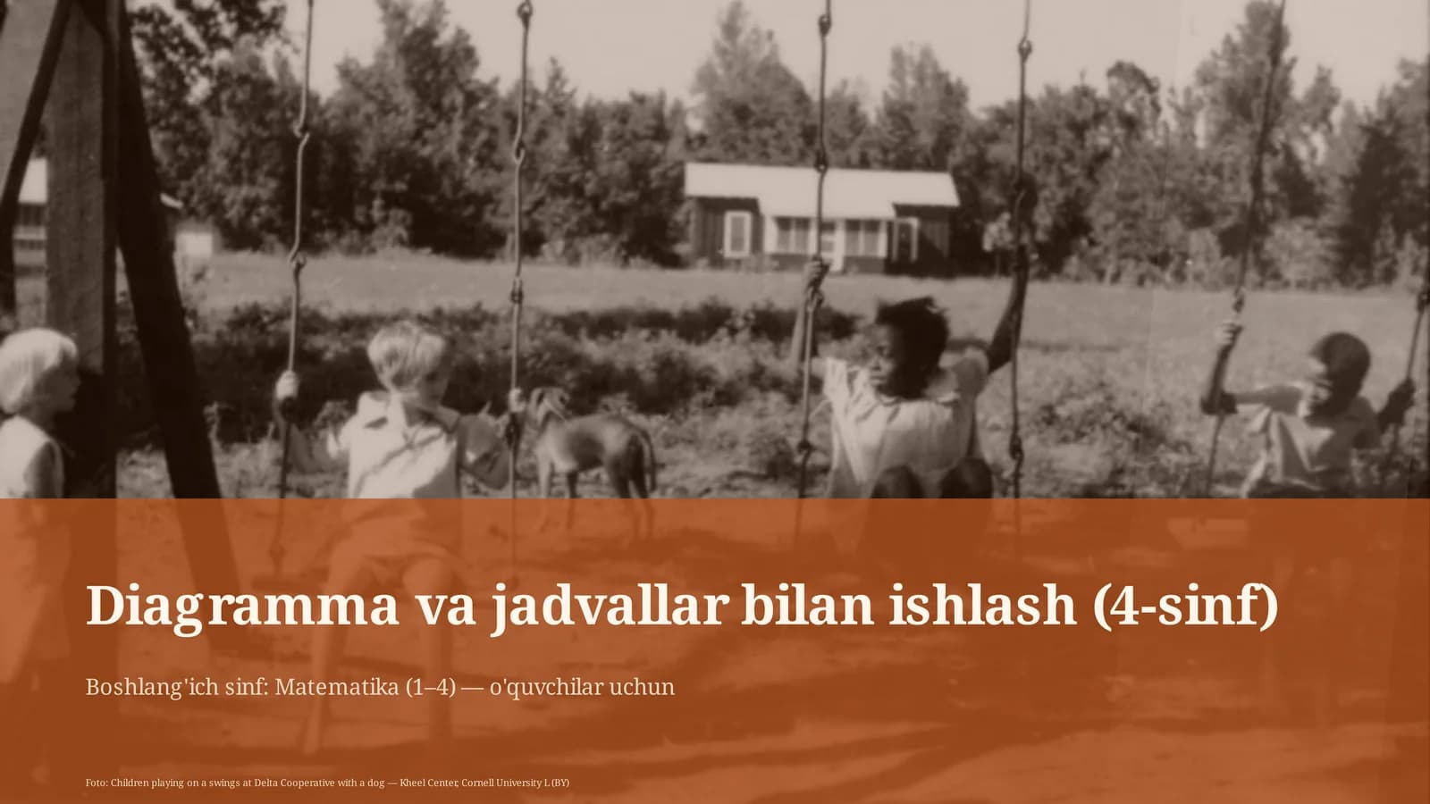 Diagramma va jadvallar bilan ishlash (4-sinf)