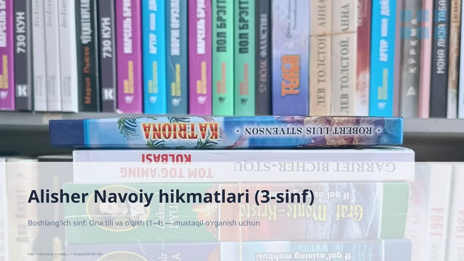 Alisher Navoiy hikmatlari (3-sinf)