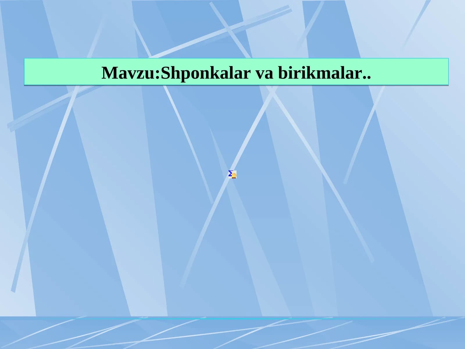 Shponkalar va birikmalar