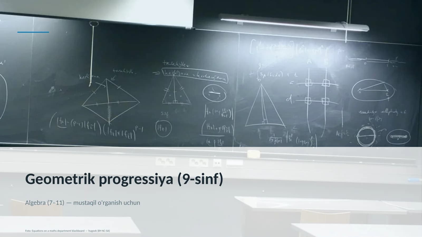 Geometrik progressiya (9-sinf)