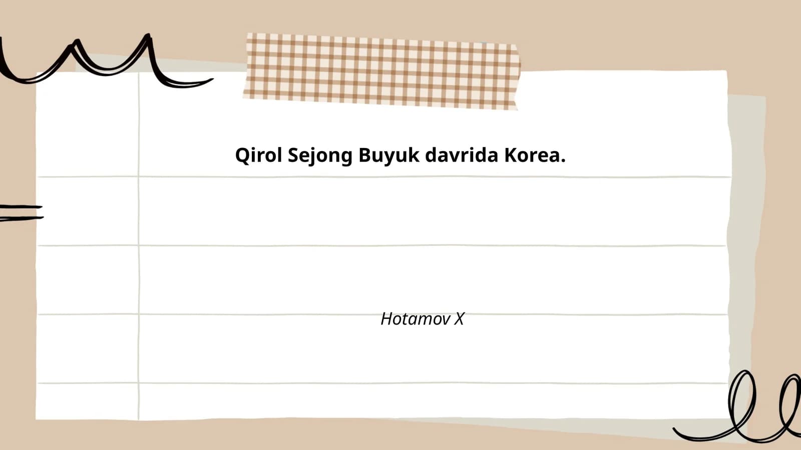 Qirol Sejongning hayoti va hukmronligi