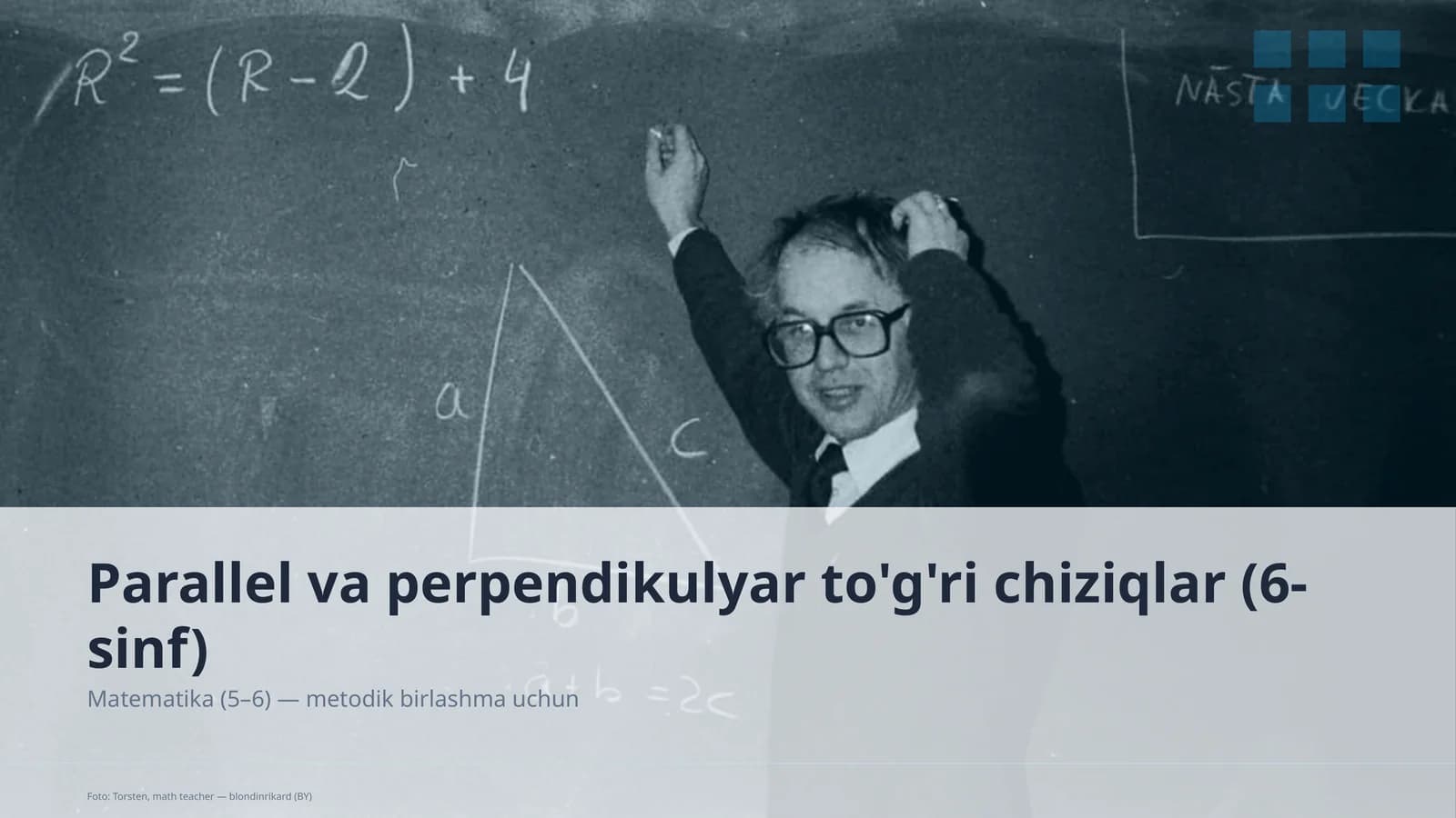 Parallel va perpendikulyar to'g'ri chiziqlar (6-sinf)