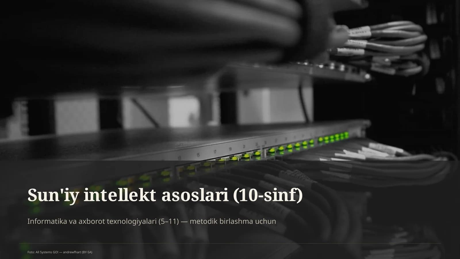 Sun'iy intellekt asoslari (10-sinf)