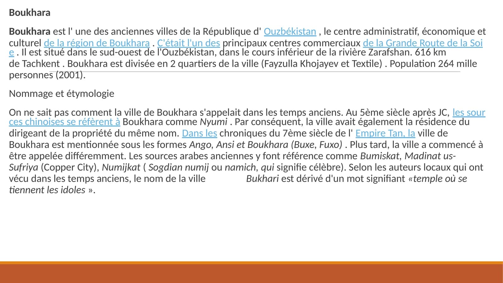 Boukhara