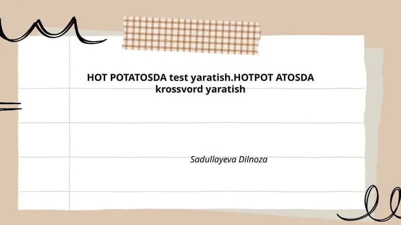 Hot Potatoes