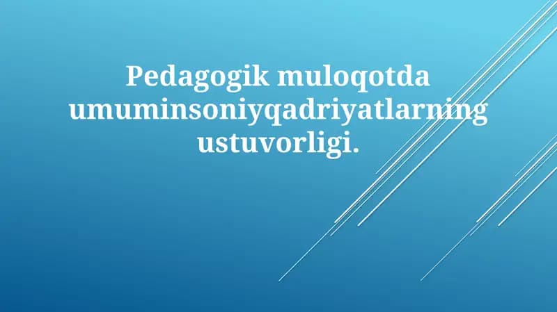 Umuminsoniy qadriyatlar