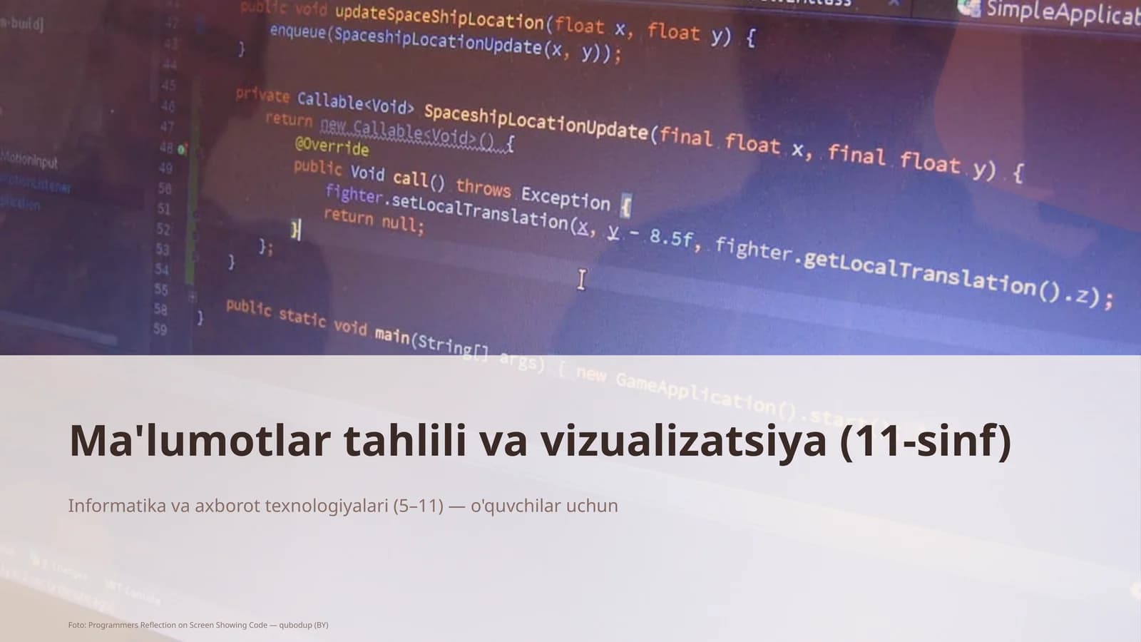 Informatika va axborot texnologiyalari (5–11)