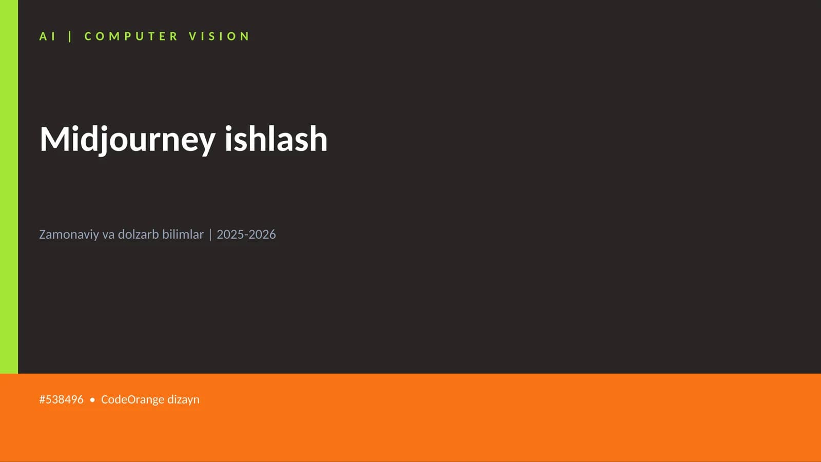 Midjourney ishlash