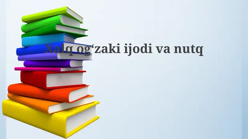 Folklor nutqi