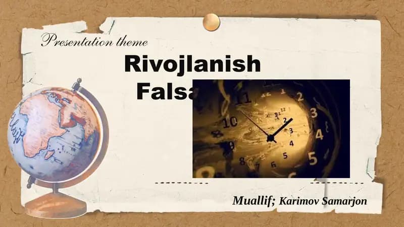 Rivojlanish Falsafasi
