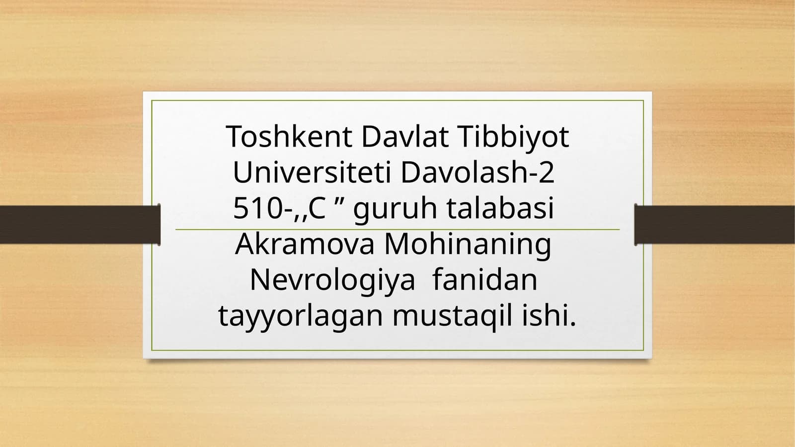 Qo‘lning periferik nerv tizimi zararlanishi