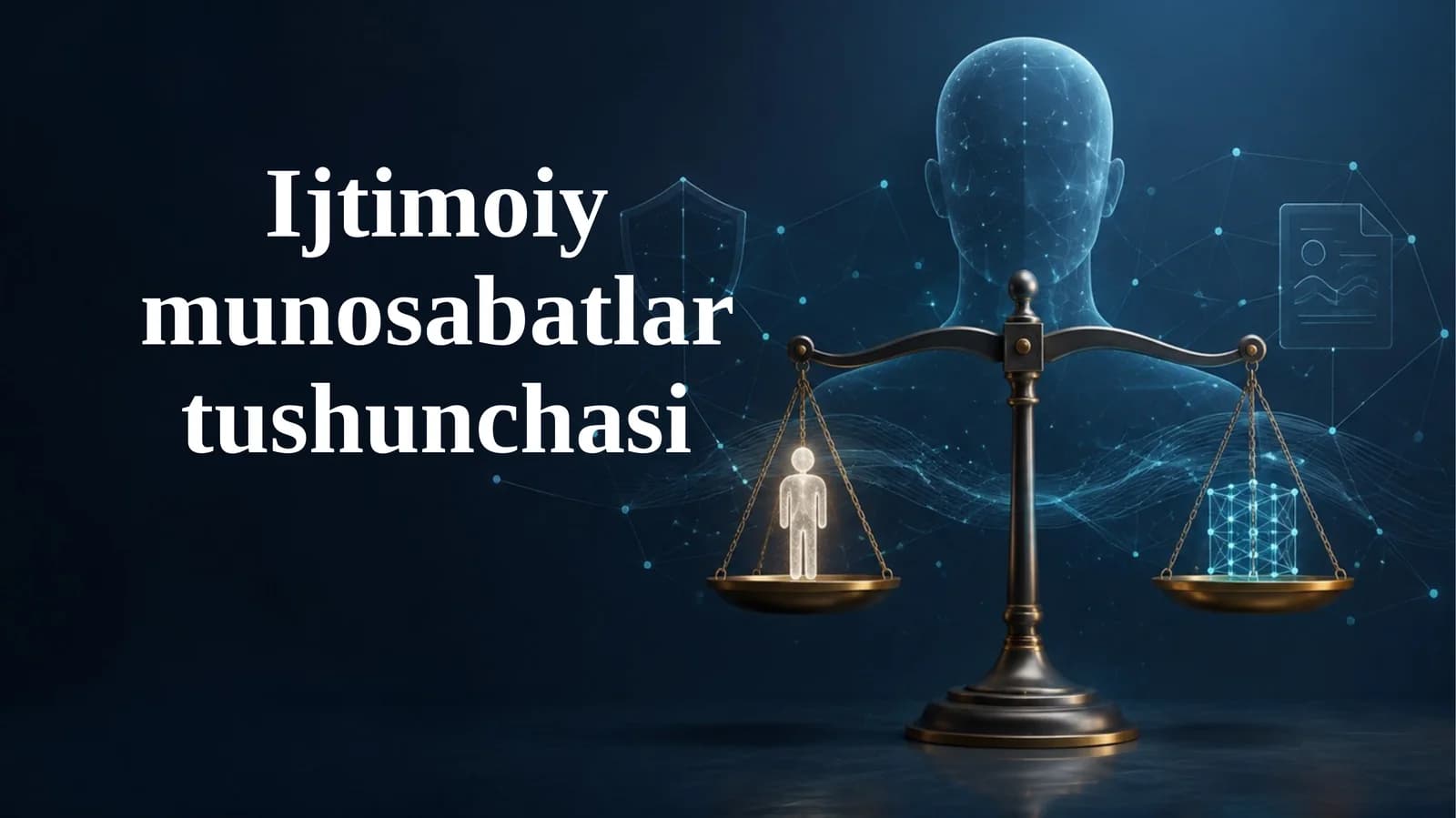 Ijtimoiy munosabatlar tushunchasi