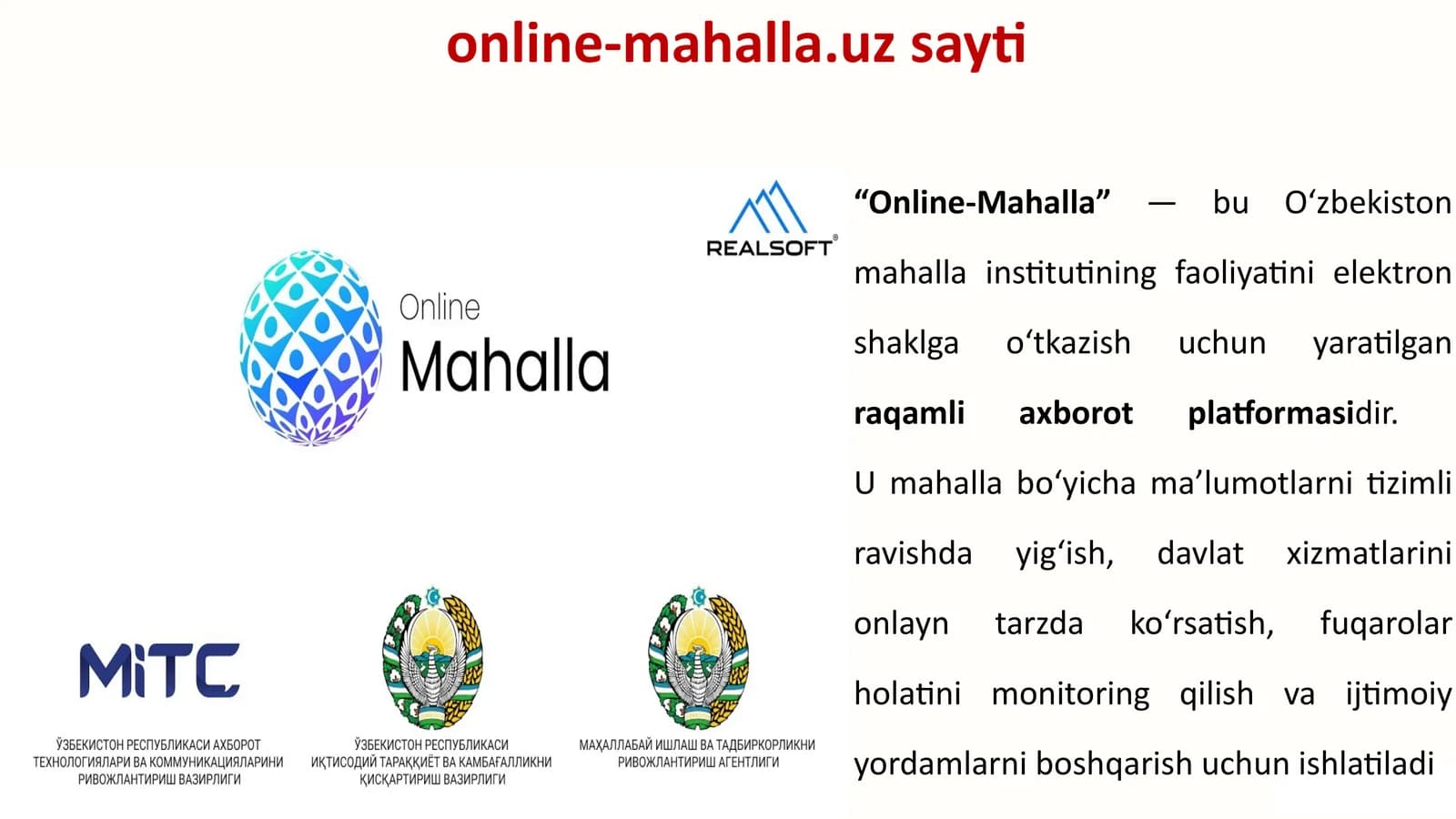 Online-Mahalla