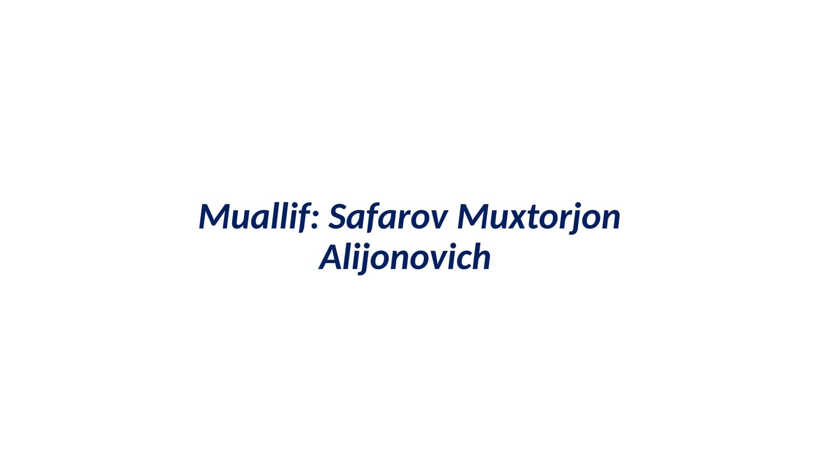 Fosfor haqida umumiymaʼlumot