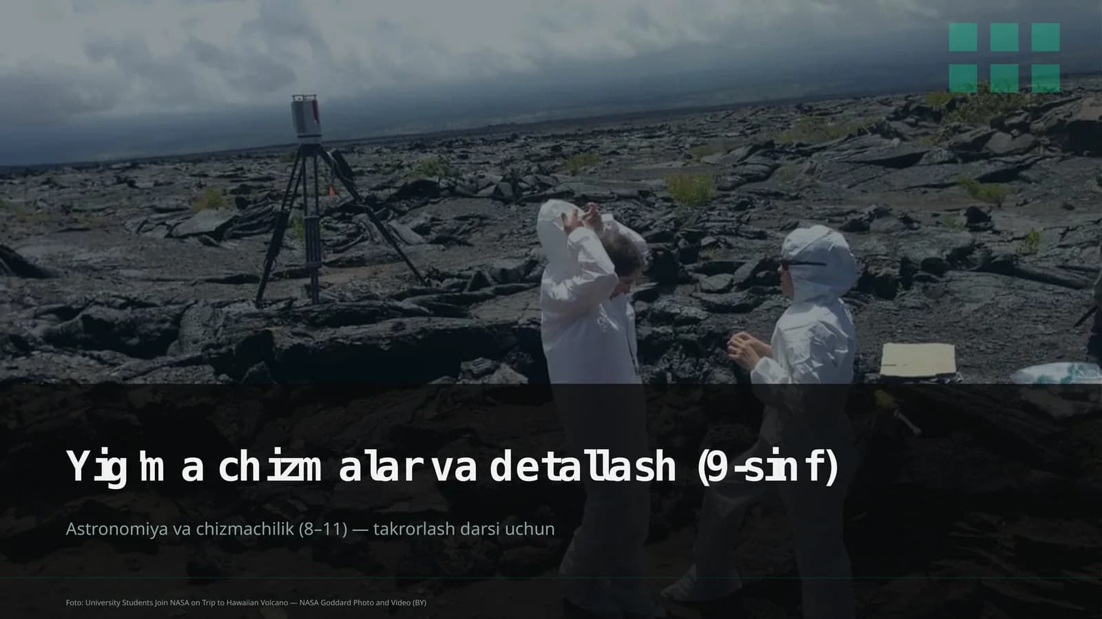 Yig'ma chizmalar va detallash (9-sinf)
