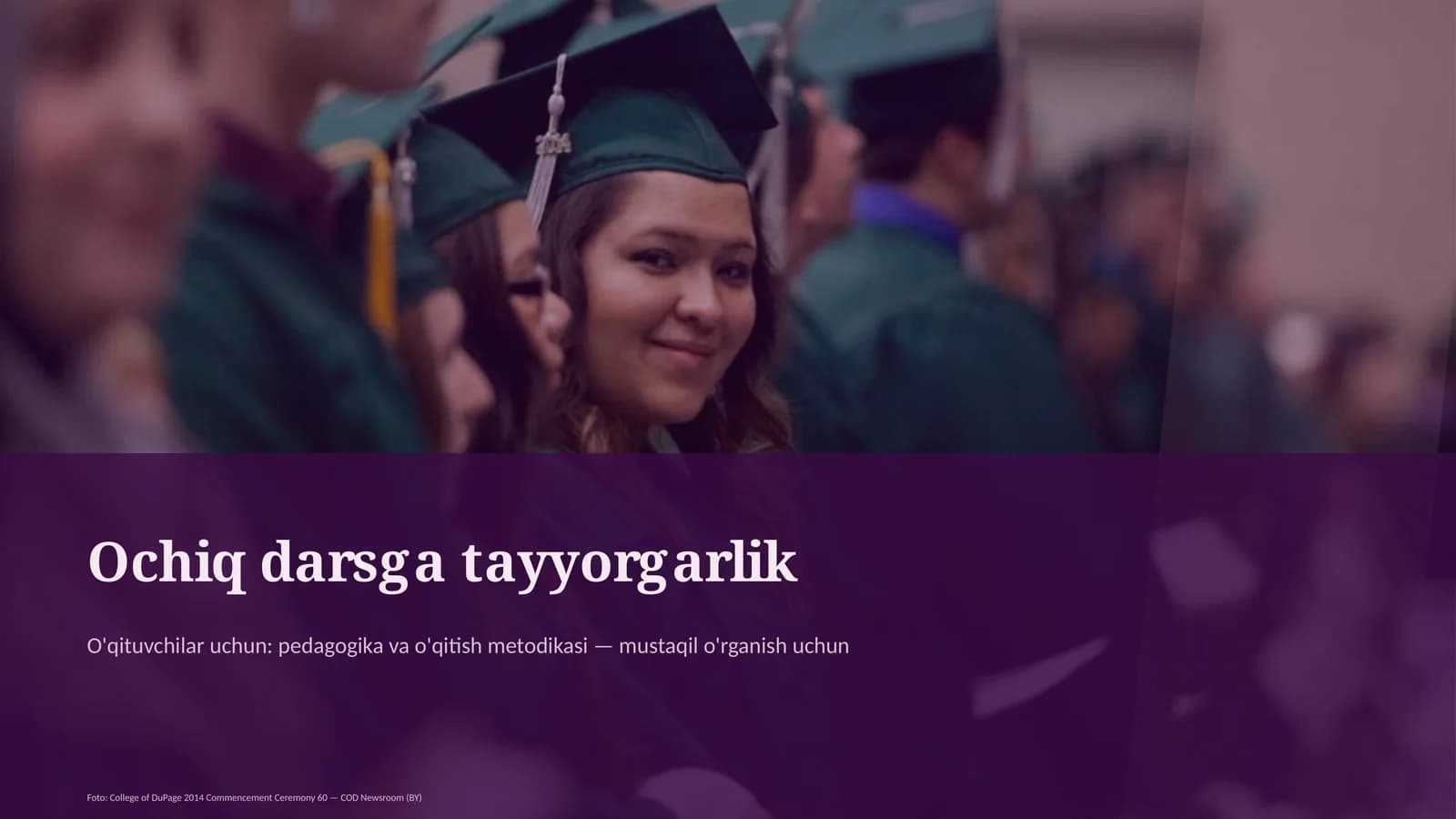 O'qituvchilar uchun: pedagogika va o'qitish metodikasi